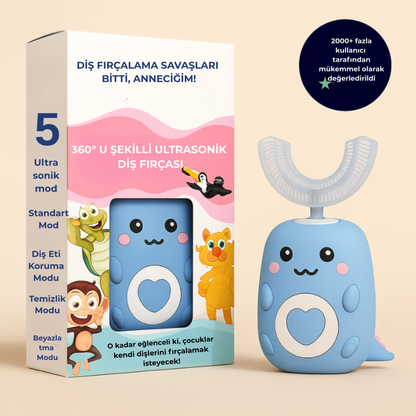 🦷 Toothi™ U Şekilli 360º Ultrasonik Diş Fırçası